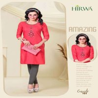 HIRWA CASUALS COTTON KURTI WITH BEST FACTORY PRICE