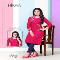 HIRWA KITKAT RAYON KURTI WITH LOWEST PRICE SUPPLIER IN SURAT