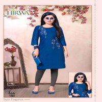 HIRWA PRESENTS SAKSHI RAYON KURTI LOW BUDGET FOR BEST RATES
