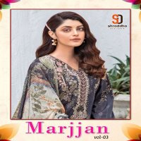 MARJJAN VOL 3 BY SHRADDHA LAWN COTTON PAKISTANI FANCY SUITS