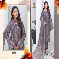 MARJJAN VOL 3 BY SHRADDHA LAWN COTTON PAKISTANI FANCY SUITS