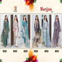 MARJJAN VOL 3 BY SHRADDHA LAWN COTTON PAKISTANI FANCY SUITS