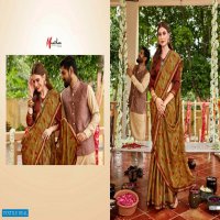 Manthan Nikita Wholesale Shopping Black Moss Chiffon Indian Sarees