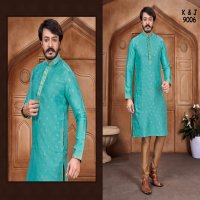 K & J D-12 wholesale designer Men's Kurta With Pajama