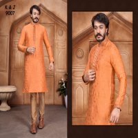 K & J D-12 wholesale designer Men's Kurta With Pajama