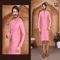 K & J D-12 wholesale designer Men's Kurta With Pajama