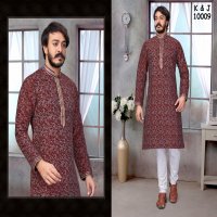 K & J D-13 Wholesale Designer Kurta With Pajama
