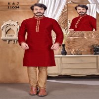 K & J D-14 Wholesale Designer Kurta With Pajama