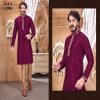 K & J D-14 Wholesale Designer Kurta With Pajama