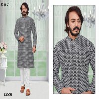 K & J D-16 Wholesale Designer Kurta With Pajama