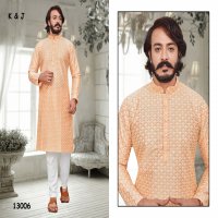K & J D-16 Wholesale Designer Kurta With Pajama