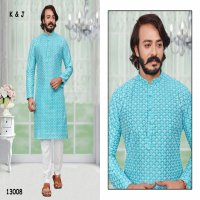 K & J D-16 Wholesale Designer Kurta With Pajama