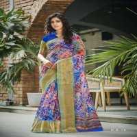SHVETAMBAR CREATION NATOOJI SILK ORGANZA SARIS WHOLESALE RATE