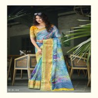 SHVETAMBAR CREATION NATOOJI SILK ORGANZA SARIS WHOLESALE RATE