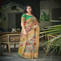 SHVETAMBAR CREATION NATOOJI SILK ORGANZA SARIS WHOLESALE RATE