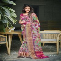 SHVETAMBAR CREATION NATOOJI SILK ORGANZA SARIS WHOLESALE RATE