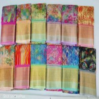 SHVETAMBAR CREATION NATOOJI SILK ORGANZA SARIS WHOLESALE RATE