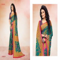 SUSHMA PRESENT BEAUTY PRINTED BRASSO DESIGNER SAREE