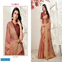 HEART & SOUL MAHIRA TISSUE EMBROIDERY DESIGNER SAREE WITH READYMADE BLOUSE