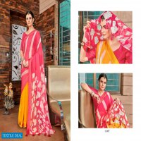 AARADHYA BY 5D DESIGNER CHIFFON PRINTED FANCY SAREE