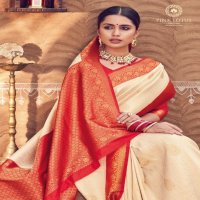 Pink Lotus Pearl Silk Wholesale Designer Ethnic Sarees