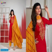 ORION BY SANSKRUTI PURE JAM SILK CASUAL FANCY DRESSES