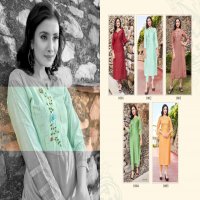 SELESTA PRESENT SIMRAN CHANDERI DESIGNER FANCY KURTIS