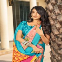 SHVETAMBAR LOTUS BRASSO COTTON FANCY DESIGNER SAREE SUPPLIER