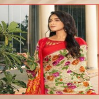 SHVETAMBAR LOTUS BRASSO COTTON FANCY DESIGNER SAREE SUPPLIER