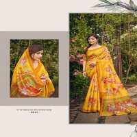 SHVETAMBAR WEAVES OF BANARAS SOFT COTTON PRINTED SARIS AT BEST RATES