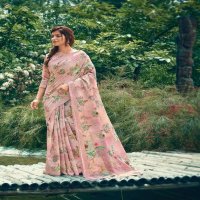 SHVETAMBAR WEAVES OF BANARAS SOFT COTTON PRINTED SARIS AT BEST RATES