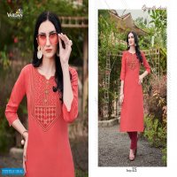 CLOUD VOL 2 BY VARDAN COTTON WORK DAILY WEAR FANCY KURTI
