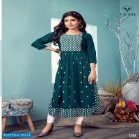 Vesh Pahal Wholesale Soft Reyon Kurtis Catalogs