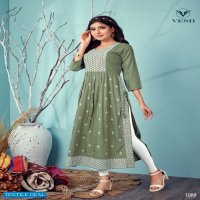 Vesh Pahal Wholesale Soft Reyon Kurtis Catalogs