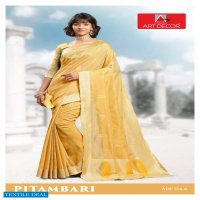Art Decor Pitambari Wholesale Handloom Base Cotton Sarees