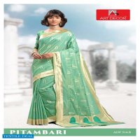 Art Decor Pitambari Wholesale Handloom Base Cotton Sarees