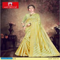 Art Decor Sarvangi Wholesale Handloom Base Cotton Sarees