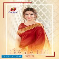 Ashika Gayatri Vol-3 Wholesale Fancy Spun Cotton Silk Sarees