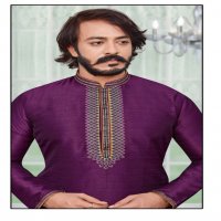 K&J D-20 Wholesale Designer Men's Kurti With Pajama