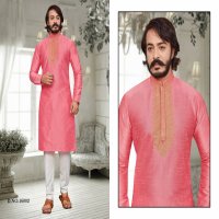 K&J D-24 Wholesale Designer Men's Kurti With Pajama