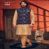 k&J Jacquard Coti 18001 Series Wholesale Mens Kurta With Pajama And Koti