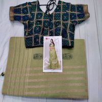 HEART AND SOUL 1489 SERIES TISSUE SILK WITH PATOLA READY BLOUSE CONCEPT OF SAREES