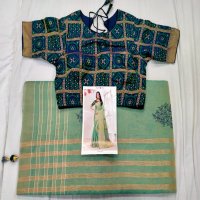 HEART AND SOUL 1489 SERIES TISSUE SILK WITH PATOLA READY BLOUSE CONCEPT OF SAREES