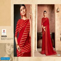 SEEMAYA NAVELI VICHITRA SILK LEHERIYA PRINTED SAREE
