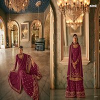 ZUBEDA SAIYARA GEORGETTE SHARARA PLAZZO SUITS WHOLESALER