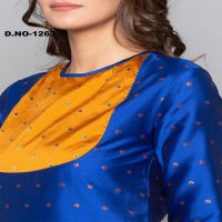 Style Instant Titli Wholesale Art Silk Kurti With Pant Catalog