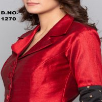 Style Instant Titli Wholesale Art Silk Kurti With Pant Catalog