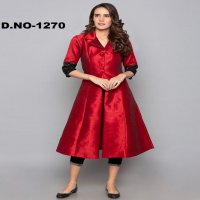 Style Instant Titli Wholesale Art Silk Kurti With Pant Catalog