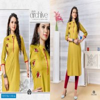 Ashwath Lucy Vol-1 Wholesale Handwork Long Kurtis