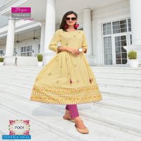 Diya Trends Ethnicity Vol-7 Wholesale Flare Kurtis Catalog